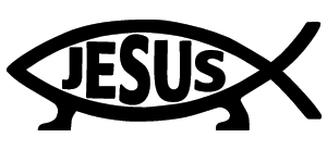 Jesus Fish with Feet