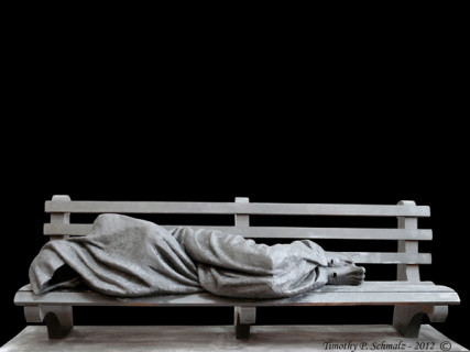 Jesus the Homeless by Timothy Schmalz