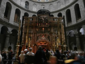 Edicule in The Church of the Holy Sepulchre 